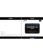 Preview for 1 page of Escort PASSPORT iQ Quick Reference Manual