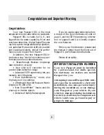 Preview for 2 page of Escort Passport SR1 User Manual