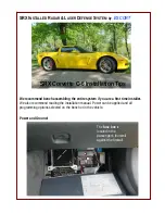 Preview for 1 page of Escort SRX Corvette C-6 Installation Tips Manual