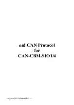 Предварительный просмотр 89 страницы ESD electronic CAN-CBM-PLC/331-1 Hardware Manual