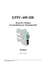 Предварительный просмотр 1 страницы ESD electronic EPPC-405-HR Manual