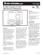 Предварительный просмотр 1 страницы ESD SYSTEMS 42755 Operation And Maintenance