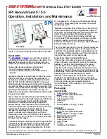 Предварительный просмотр 1 страницы ESD SYSTEMS SPl-20686 Operation Installation And Maintenance