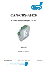 Предварительный просмотр 1 страницы ESD C.3030.02 Manual