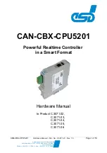 Предварительный просмотр 1 страницы ESD CAN-CBX-CPU5201 Hardware Manual