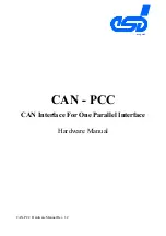 Preview for 2 page of ESD CAN - PCC Hardware Manual