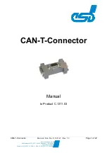 ESD CAN-T-Connector Manual preview
