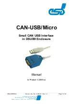 ESD CAN-USB/Micro Manual предпросмотр