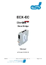 Предварительный просмотр 1 страницы ESD EtherCAT ECX-EC E.3022.02 Manual