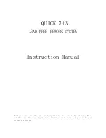 Preview for 1 page of ESD QUICK 713 Instruction Manual