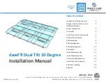 Предварительный просмотр 1 страницы ESDEC PANELCLAW clawFR Dual Tilt 10 Degree Installation Manual