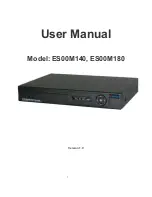 Preview for 1 page of eSecure ES00M140 User Manual