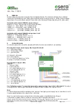 Предварительный просмотр 3 страницы esera automation 1-Wire Hub III DC User Manual