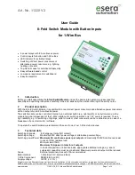 Предварительный просмотр 1 страницы esera automation 11220 V2 User Manual