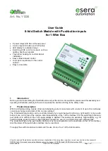 Предварительный просмотр 1 страницы esera automation 11220 User Manual