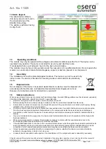 Предварительный просмотр 7 страницы esera automation 11325 User Manual