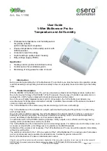 Предварительный просмотр 1 страницы esera automation Multisensor Pro 11150 User Manual