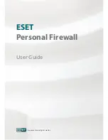 Preview for 1 page of ESET PERSONAL FIREWALL User Manual