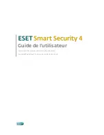 Предварительный просмотр 1 страницы ESET SMART SECURITY 4 (French) Manual De L'Utilisateur