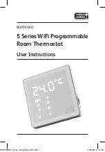 ESI 5 Series User Instructions preview