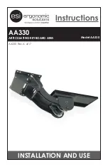 ESI AA330 Instructions предпросмотр