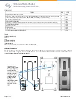 ESI Access 5D Thermal Reader Assembly Manual And Mounting Instruction Manual предпросмотр