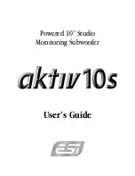 ESI Aktiv10s User Manual preview