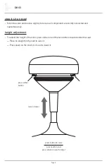 Preview for 6 page of ESI Birdi Assembly & Operation Instructions