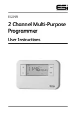 ESI ES2247B User Instructions preview