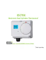 ESI ESCTDE User And Installation Instructions Manual preview