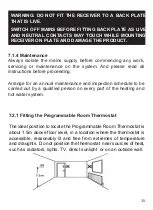 Preview for 21 page of ESI ESRTP5 User And Installation Instructions Manual