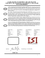 Preview for 3 page of ESI EWT120 Operator'S Manual