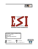 Preview for 20 page of ESI EWT120 Operator'S Manual