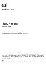 Preview for 4 page of ESI FlexCharge9 FCH9-POD-WHT Assembly And Operation Instructions