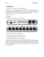 Предварительный просмотр 4 страницы ESI GIGAPORT HD User Manual