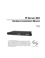 ESI IP Server 900 Hardware Installation Manual предпросмотр