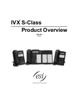 Preview for 1 page of ESI IVX S-Class Product Overview