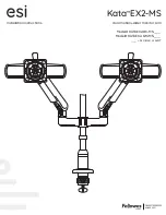 Предварительный просмотр 1 страницы ESI Kata EX2-MS Series Installation Instructions Manual