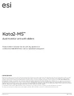 Preview for 8 page of ESI Kata2-MS Series Installation Instructions Manual