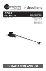 ESI LEDG2 Series Installation And Use Manual preview