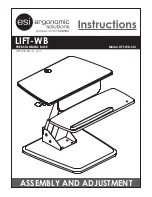 Preview for 1 page of ESI LIFT-WB-SLV Assembly Instructions Manual