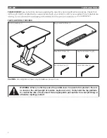 Preview for 2 page of ESI LIFT-WB-SLV Assembly Instructions Manual