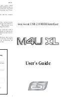 ESI M4U XL User Manual предпросмотр