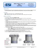 ESI M50Q Series Quick Setup preview