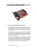 Preview for 3 page of ESI MAYA44 USB User Manual