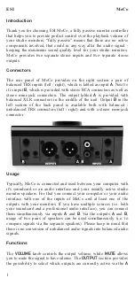 Preview for 2 page of ESI MoCo User Manual