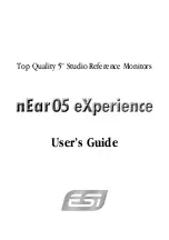 Preview for 1 page of ESI nEar05 eXperience User Manual