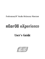 Предварительный просмотр 1 страницы ESI nEar08 eXperience User Manual