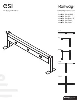 Preview for 1 page of ESI RAIL-3WAY Assembly Instructions Manual