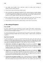 Preview for 7 page of ESI Rekord M User Manual